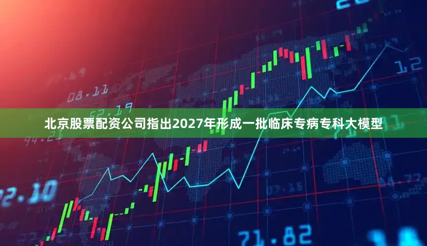 北京股票配资公司指出2027年形成一批临床专病专科大模型
