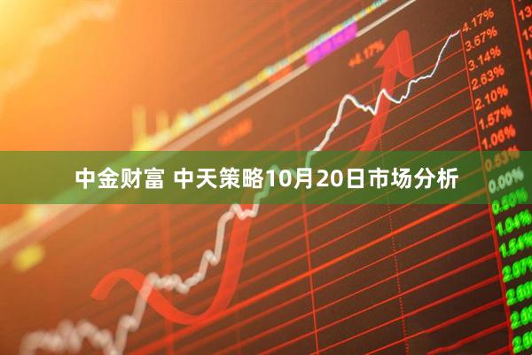 中金财富 中天策略10月20日市场分析